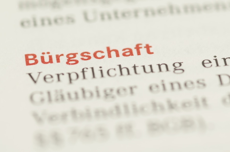 Unbeschränkte mietbürgschaft